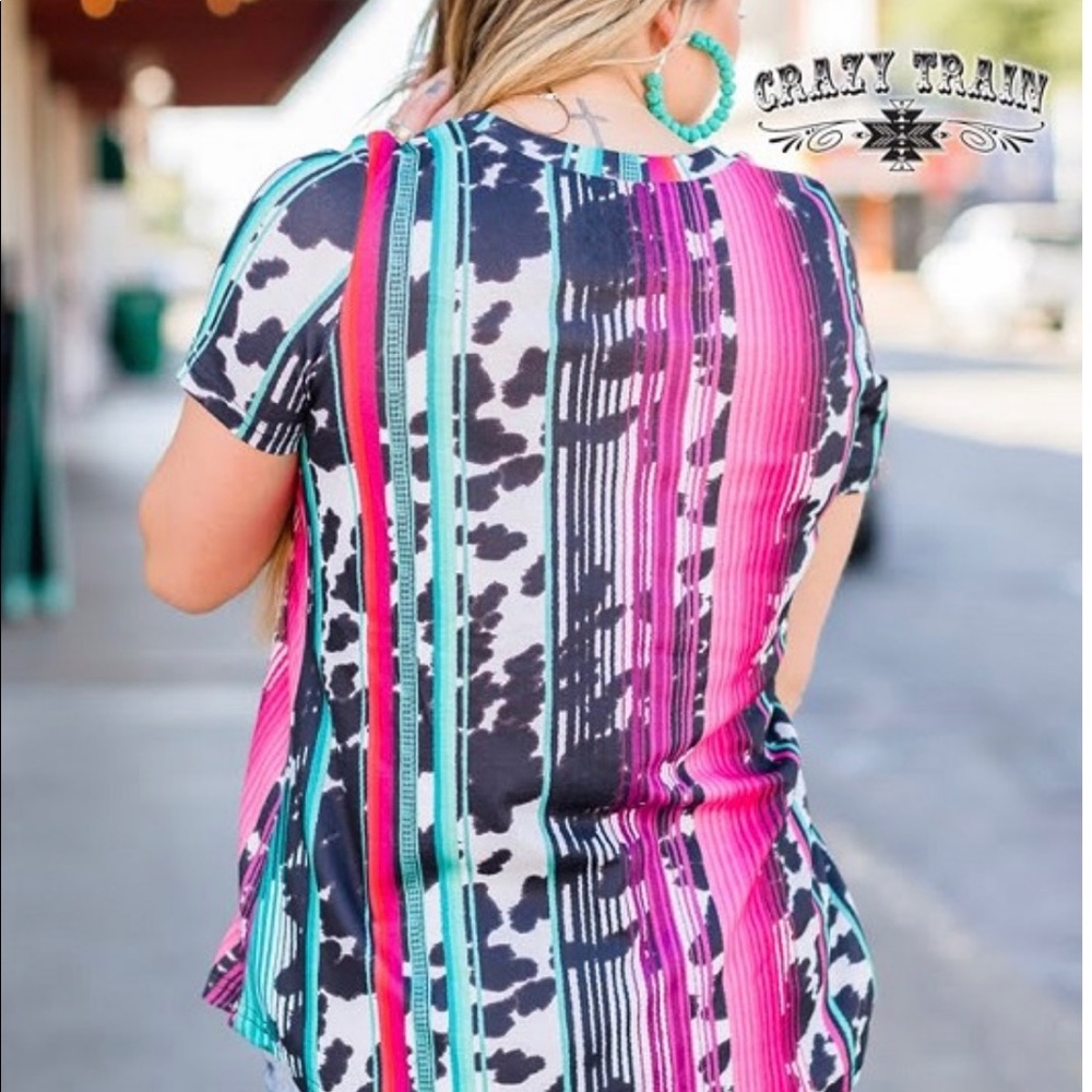 Crazy Train Ranchy Chica Tee